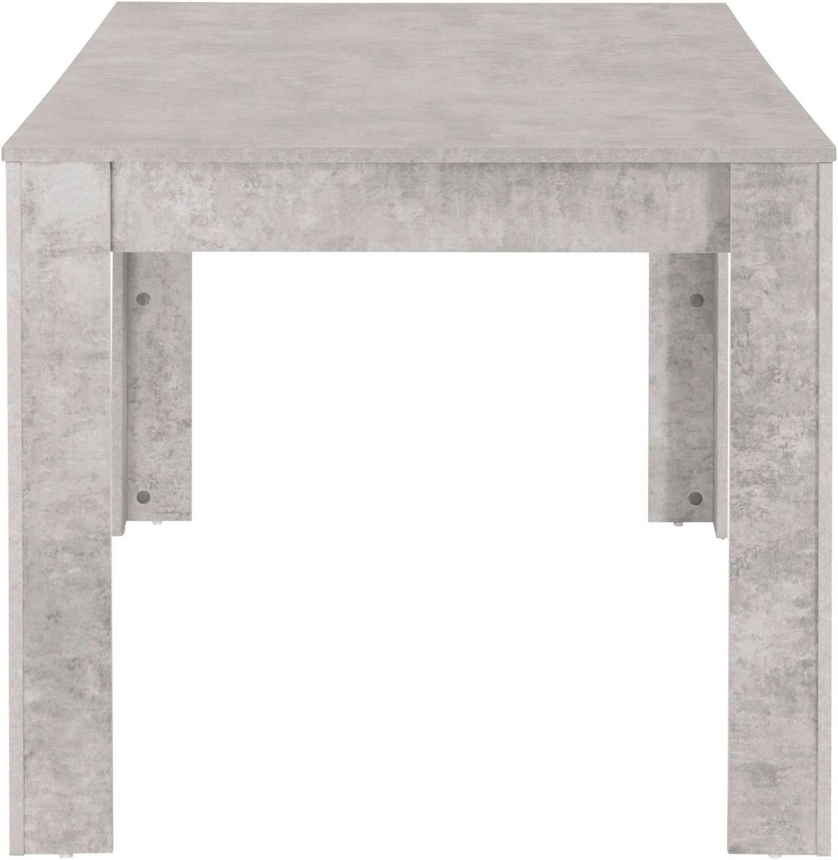 Esstisch Lynn Grau L: 160cm - Grau, Design, Holzwerkstoff (160/75/90cm) - MID.YOU