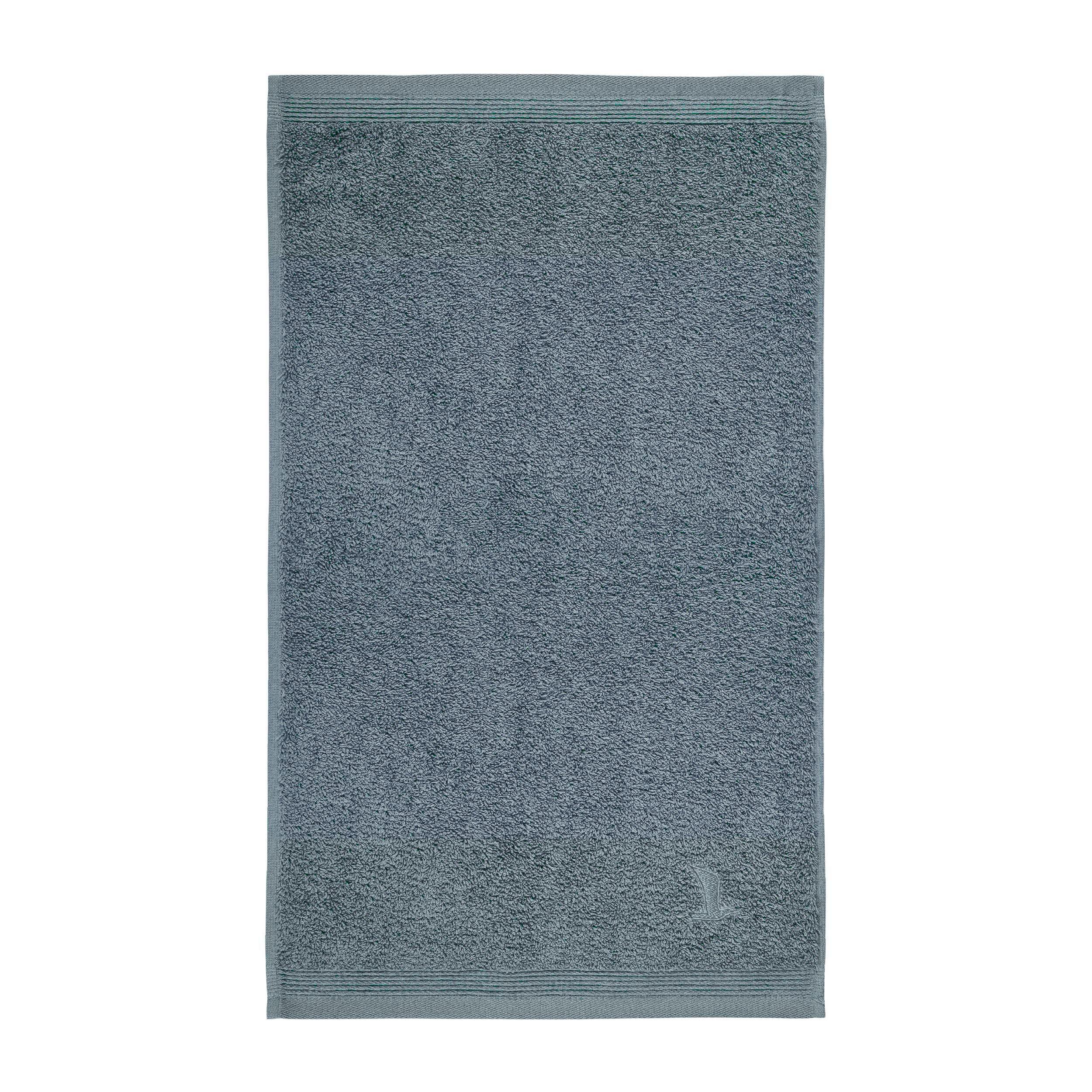 Gästehandtuch Superwuschel Baumwolle 550g/M Grau 30x50