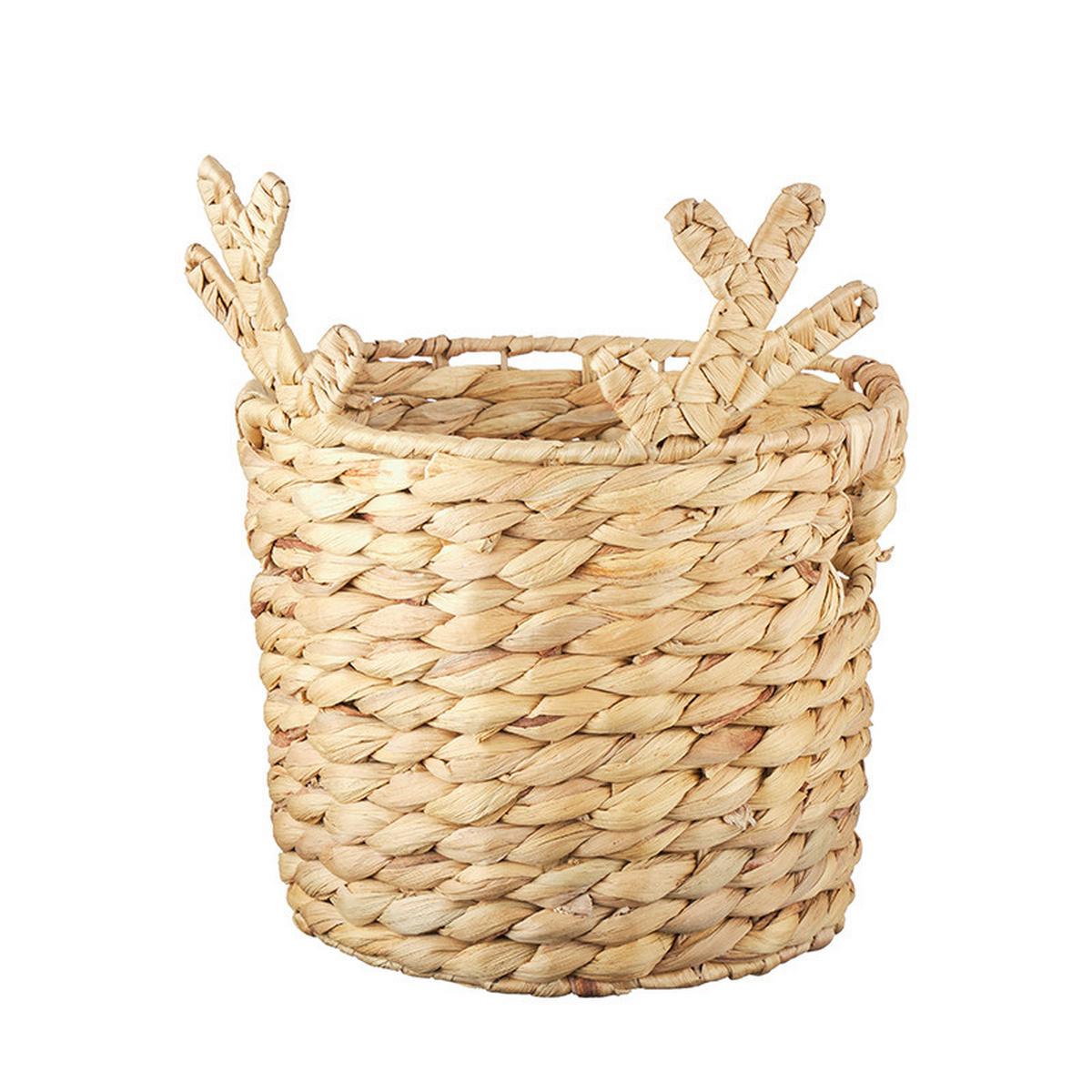 Koš REINDEER -PAZ- - ecru, kov/přírodní materiály (23/29cm) - Mömax