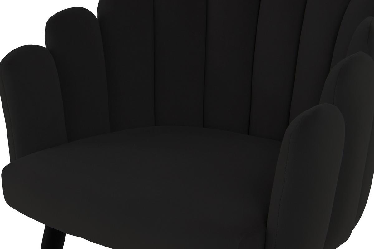 STOLIČKA S PODRÚČKAMI JEANE 625 - čierna, Design, kov/plast (61/85/58cm) - Kayoom