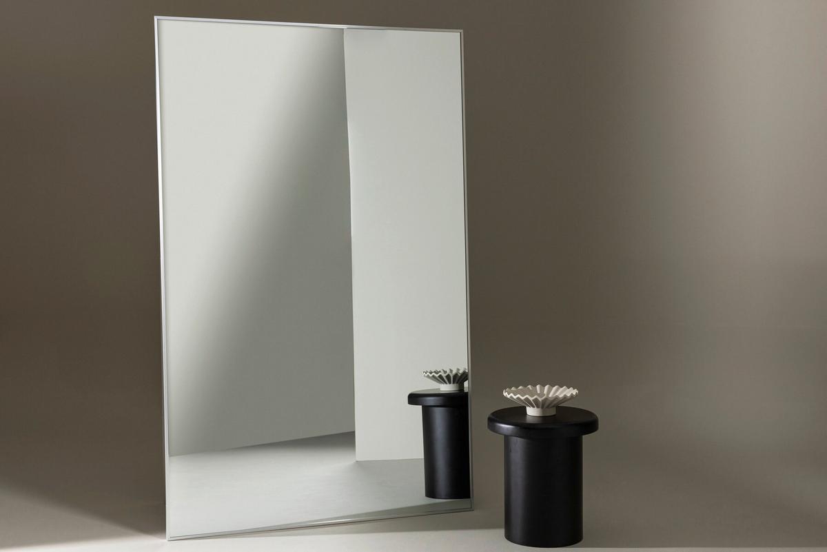 Spiegel Orlando Silberrahmen B: 120cm - Silberfarben, MODERN, Glas/Metall (120/190/3cm) - Livetastic