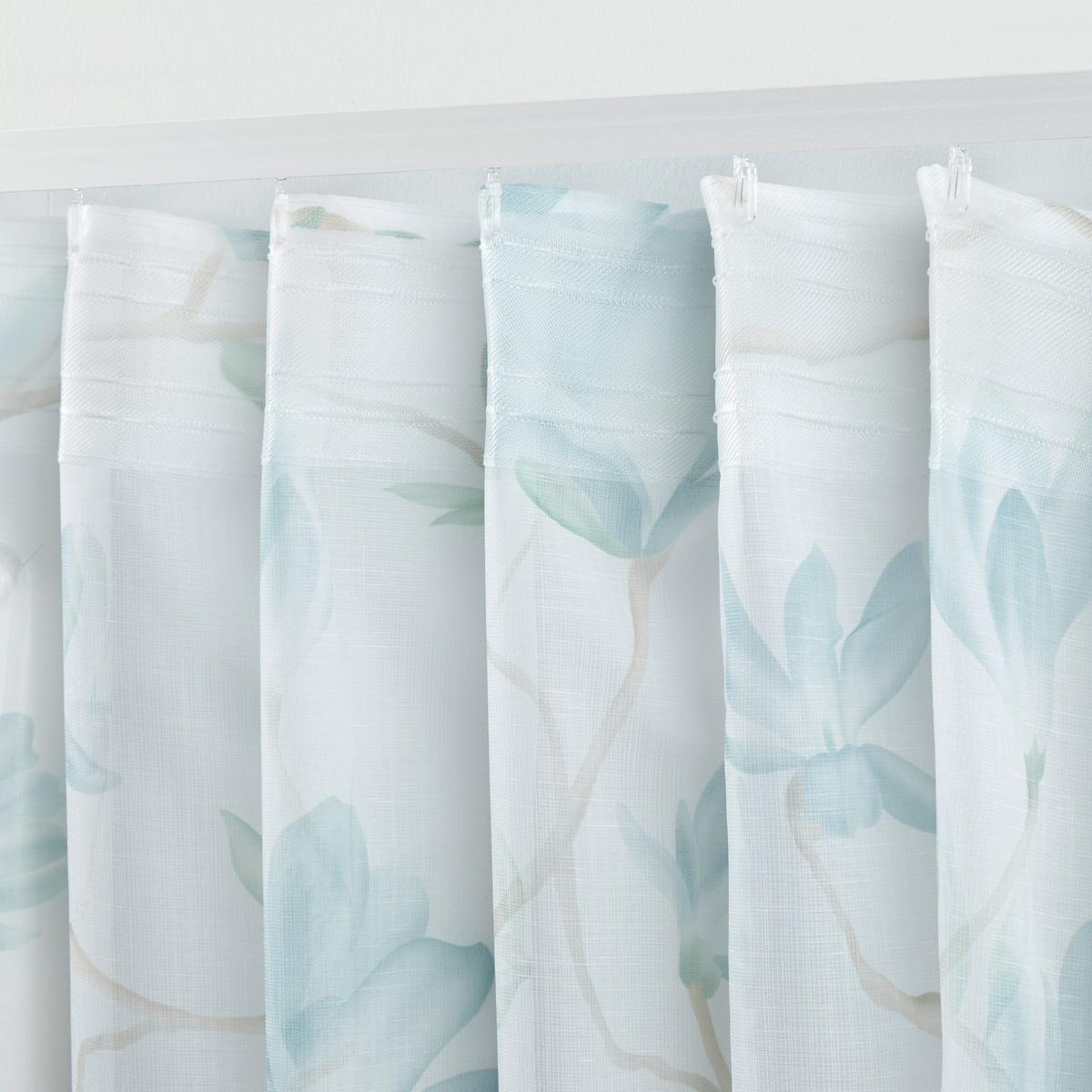 HOTOVÝ ZÁVĚS Magda, 140/245 cm - modrá, Basics, textil (140/245cm) - Modern Living