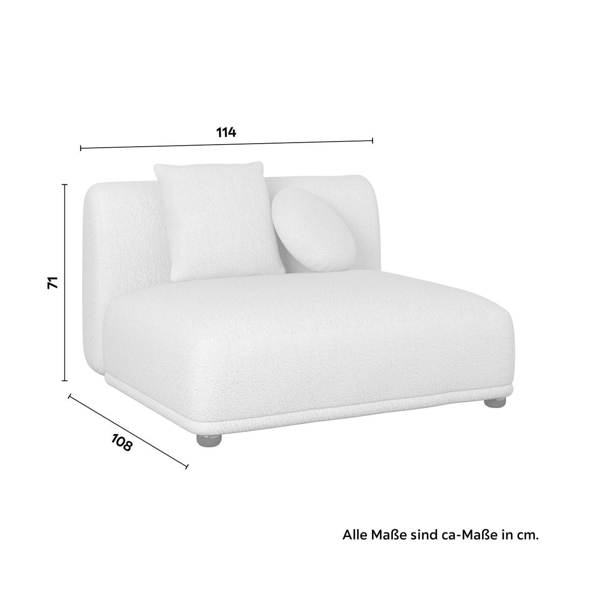 Rohová sedačka KIRA, bílá žinylka, se stolíkem - bílá/černá, Moderní, dřevo/textil (408/108cm) - Bessagi Home