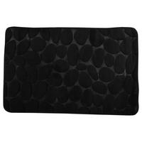 Badteppich Schwarz 50/80 Cm - Schwarz, KONVENTIONELL (50/80cm) - Spirella