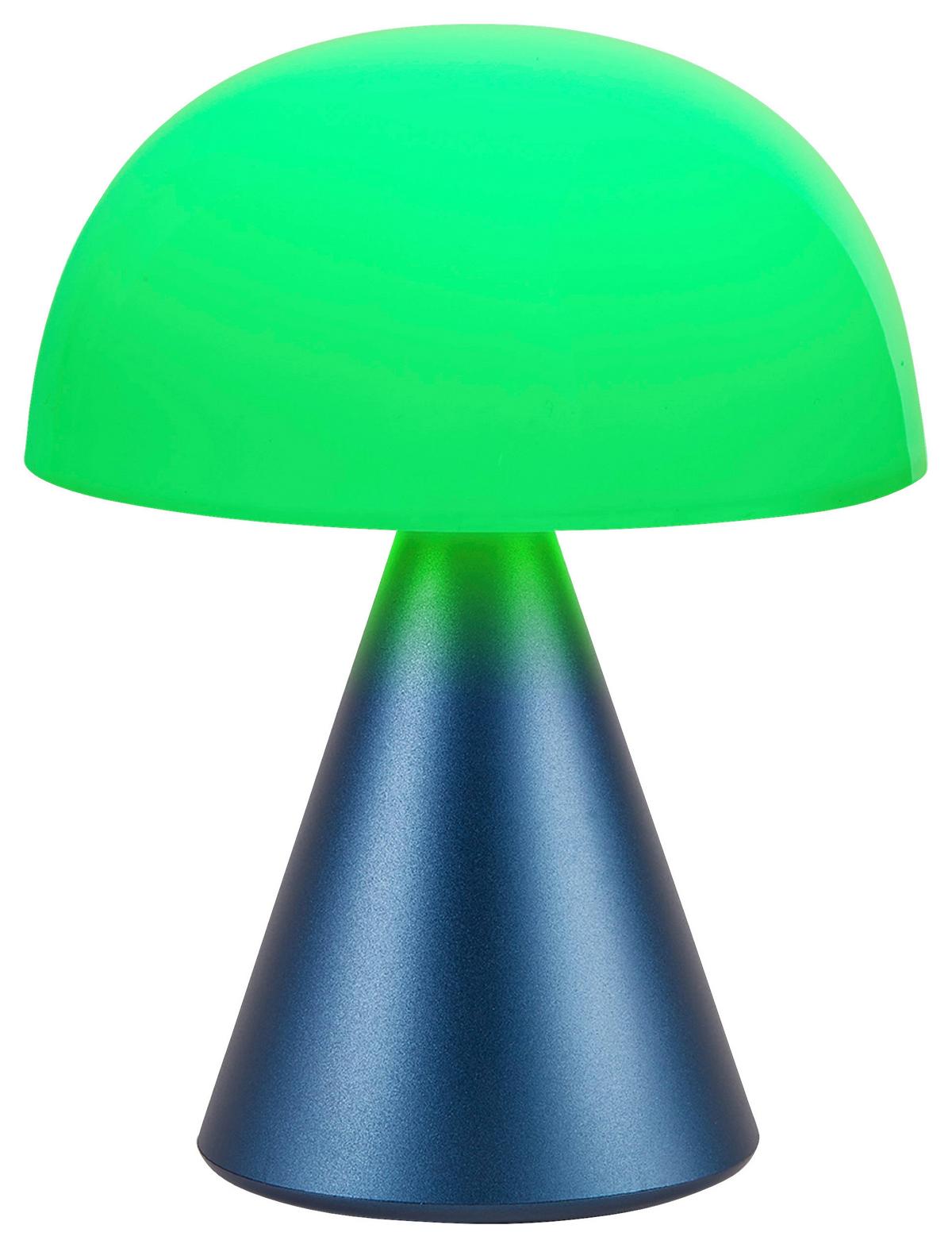 Akku-tischleuchte Lexon Mina L - Dunkelblau, Design, Kunststoff/Metall (14/17/14cm)