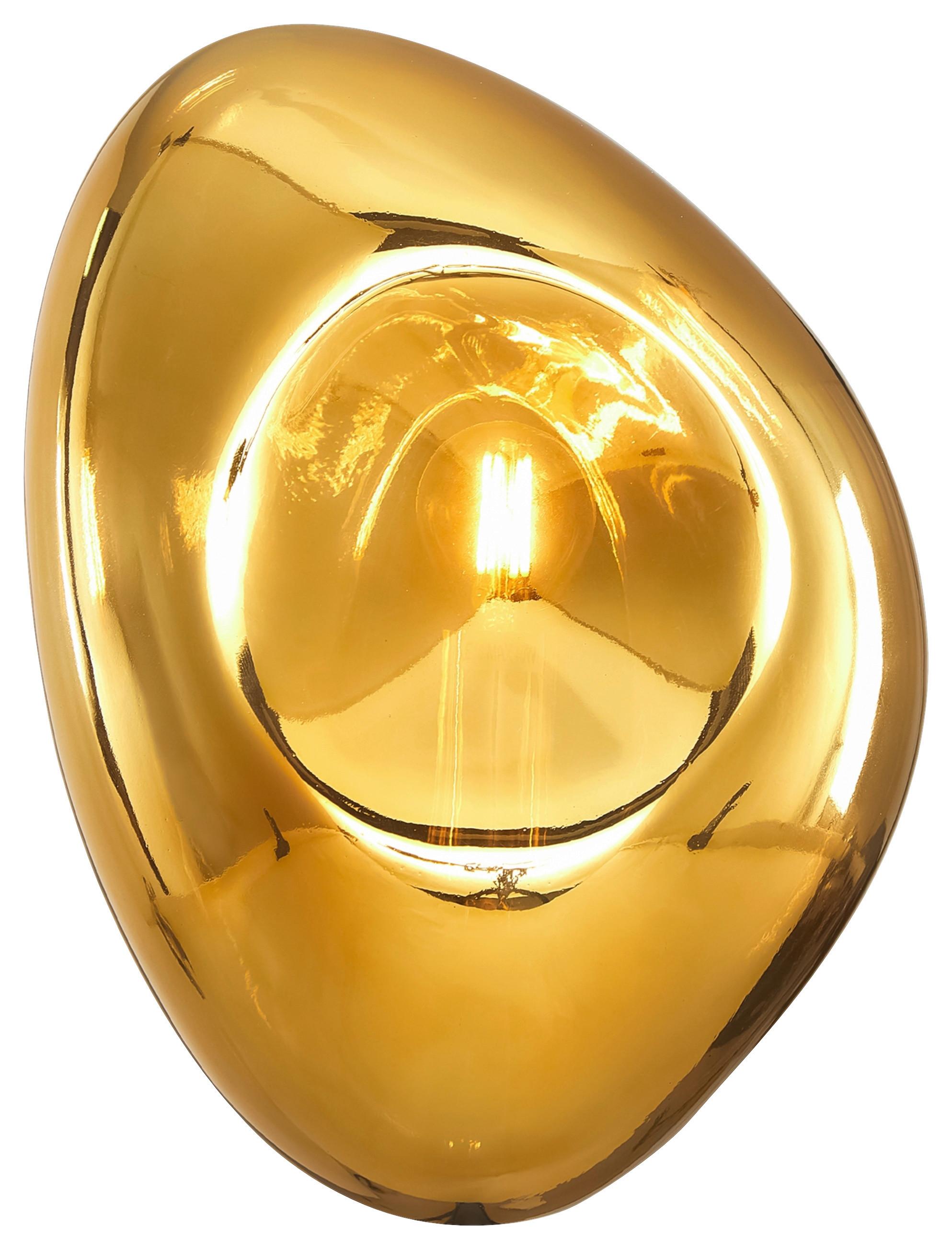 Wandleuchte Mabell - Goldfarben/Schwarz, Basics, Glas/Metall (12,8/20,8/27,5cm) - MAYTONI