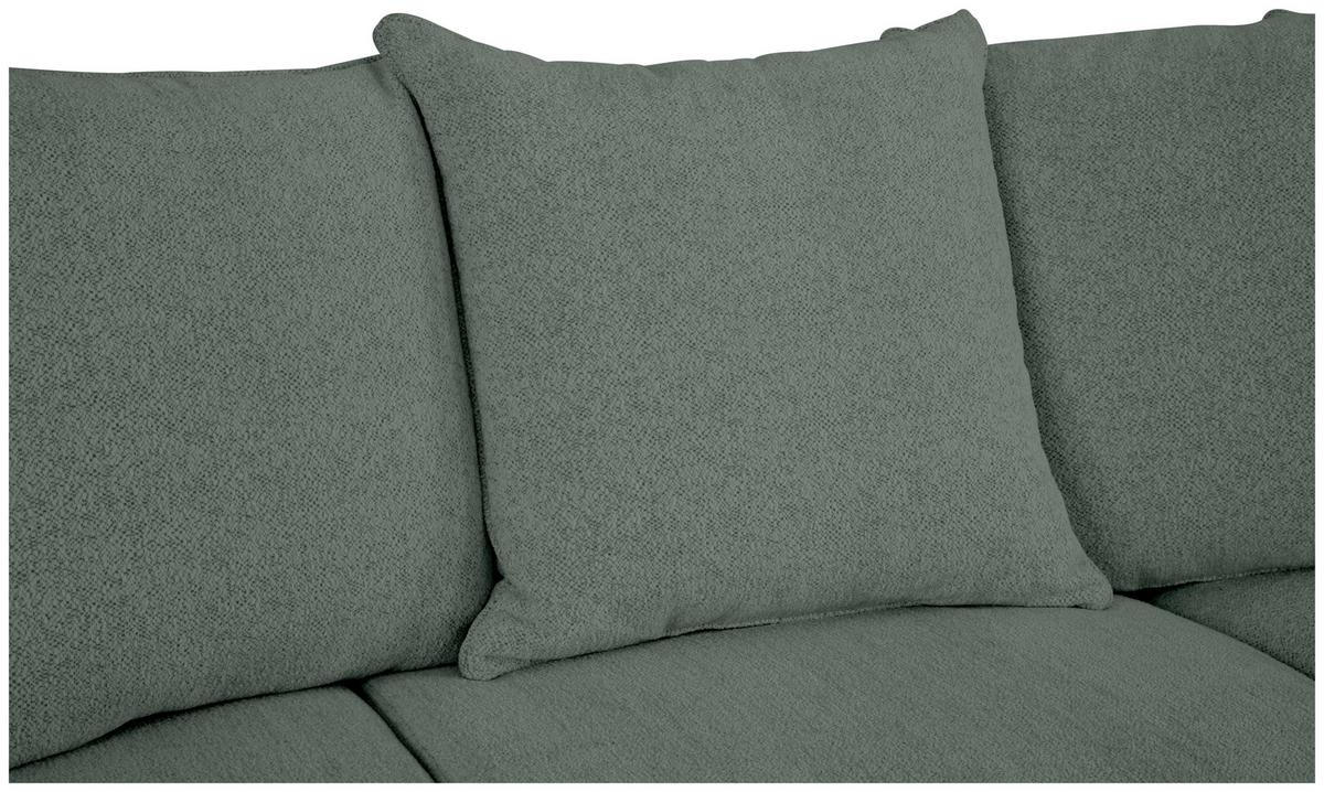 Ecksofa Costo Grau S: 254 cm - Grau, Design, Textil (254/160cm) - MID.YOU