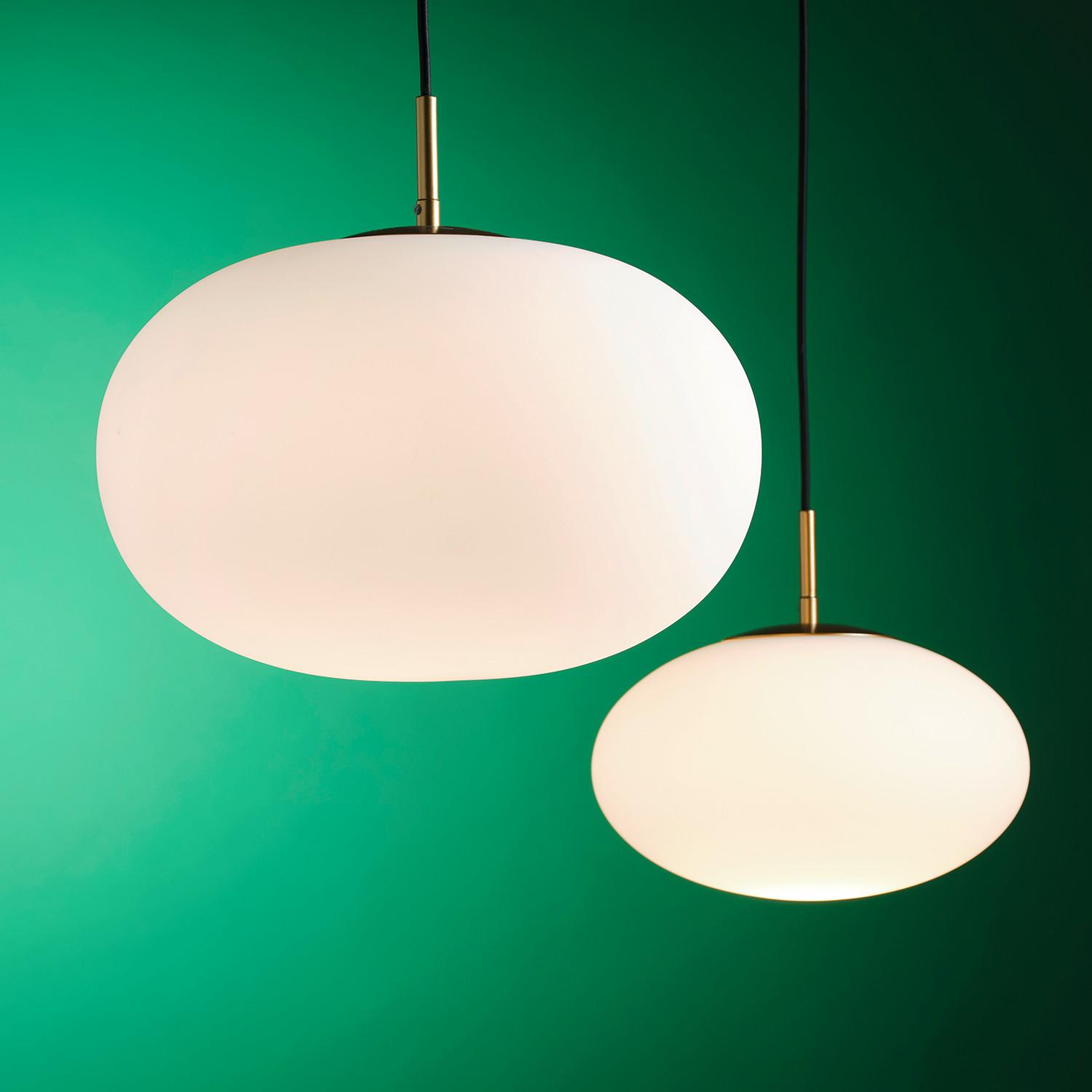 Hängeleuchte Goldfarben D: 30 cm 22w - Goldfarben, KONVENTIONELL, Glas/Metall (30/150cm)