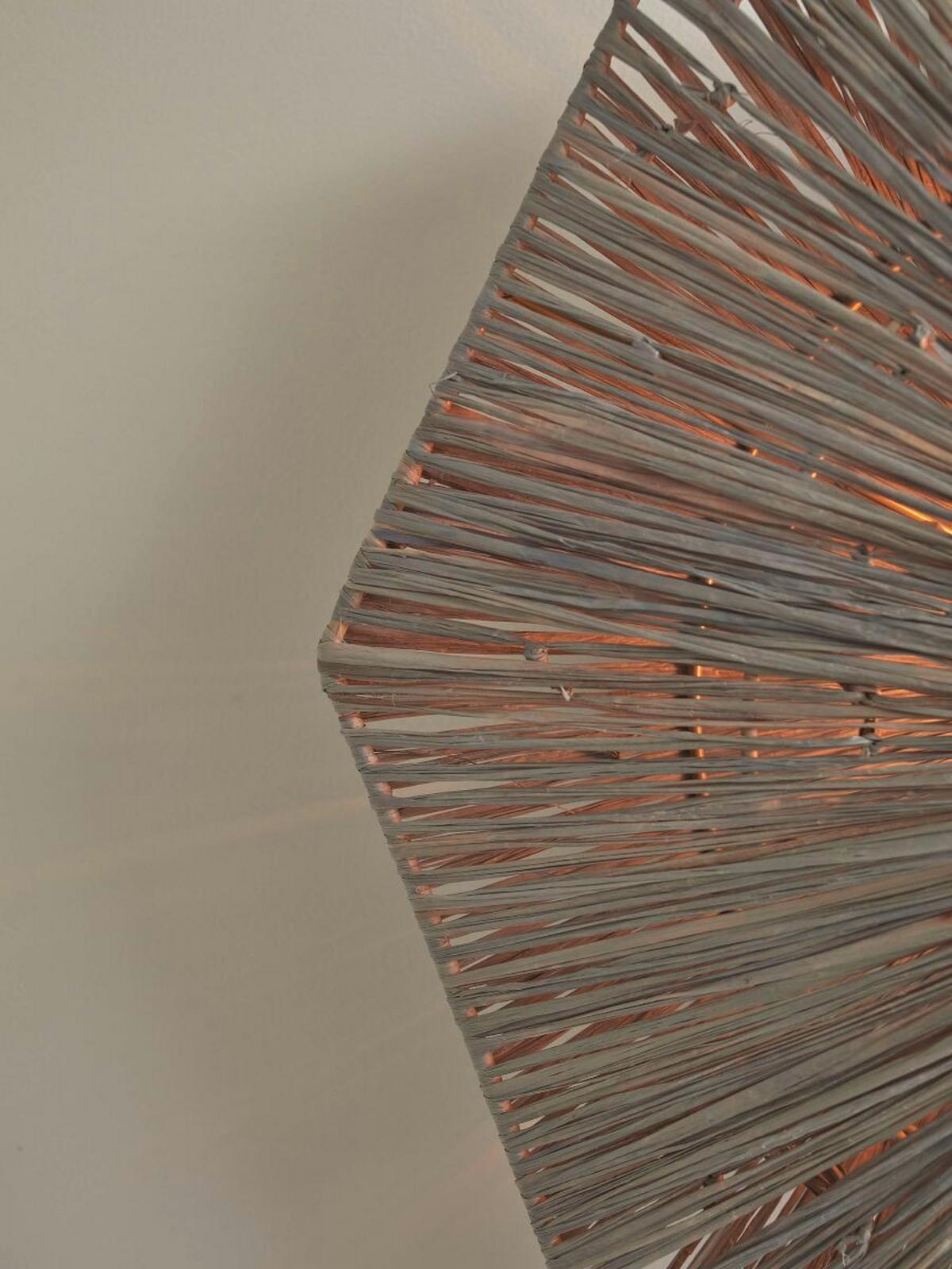 Deckenleuchte Panc011dg - Dunkelgrau, MODERN, Naturmaterialien (65cm) - Good & Mojo
