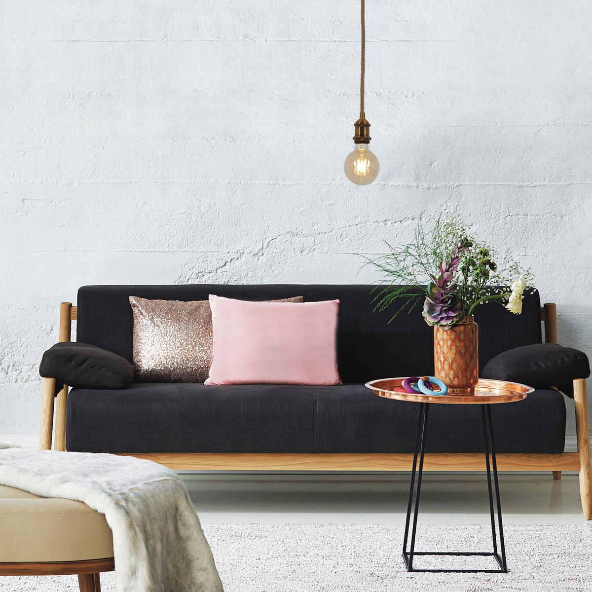 Hängeleuchte H: 100 cm 1-Flammig, Messingfarben - Messingfarben, KONVENTIONELL, Naturmaterialien/Metall (10/100cm) - Näve