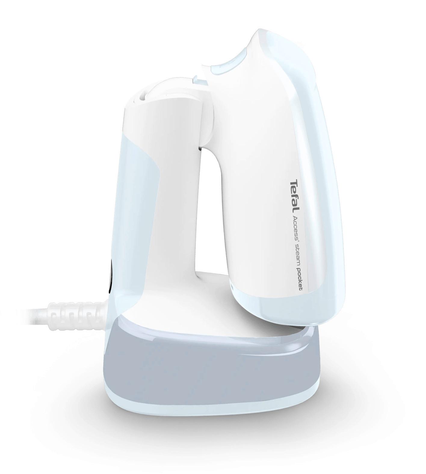 Dampfbürste Pastellblau, Weiß, 1300W - Pastellblau/Weiß, Basics, Kunststoff (12,7/10,5/22cm) - Tefal