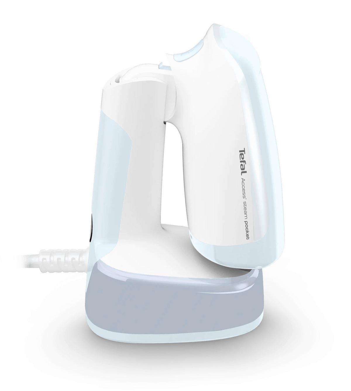 Dampfbürste Pastellblau, Weiß, 1300W - Pastellblau/Weiß, Basics, Kunststoff (12,7/10,5/22cm) - Tefal