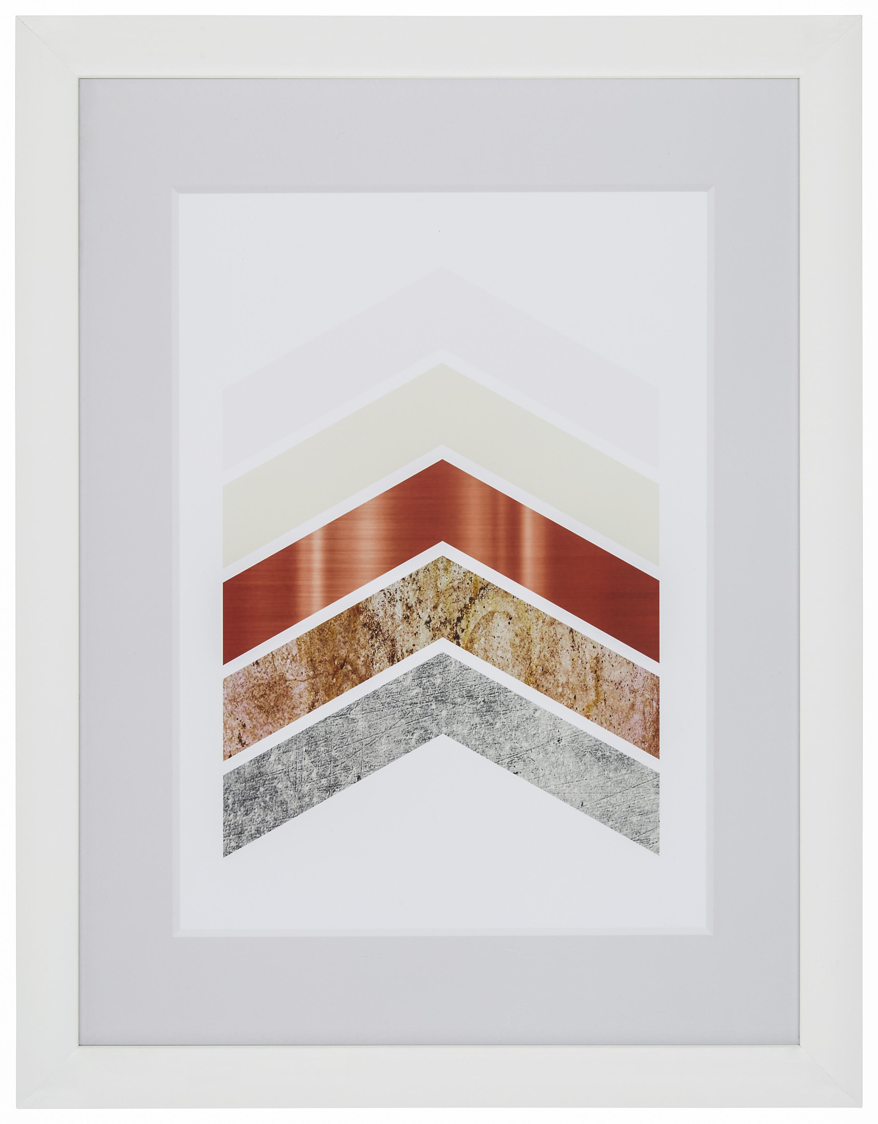 Képkeret Noah - Fehér, konvencionális, Üveg/Fa (30/40cm) - Luca Bessoni