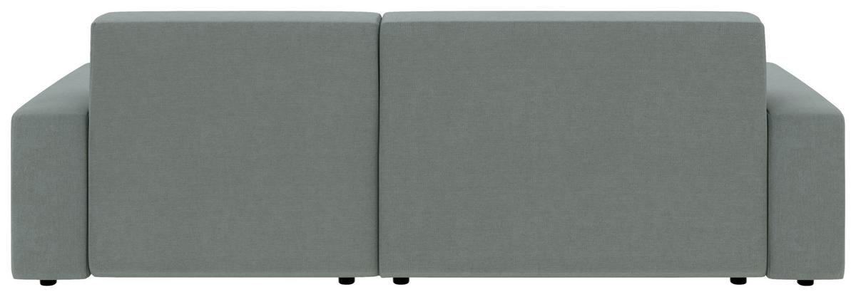 Ecksofa Wien, Grau S: 246x162 cm - Schwarz/Grau, MODERN, Textil (246/162cm) - Trendmanufaktur