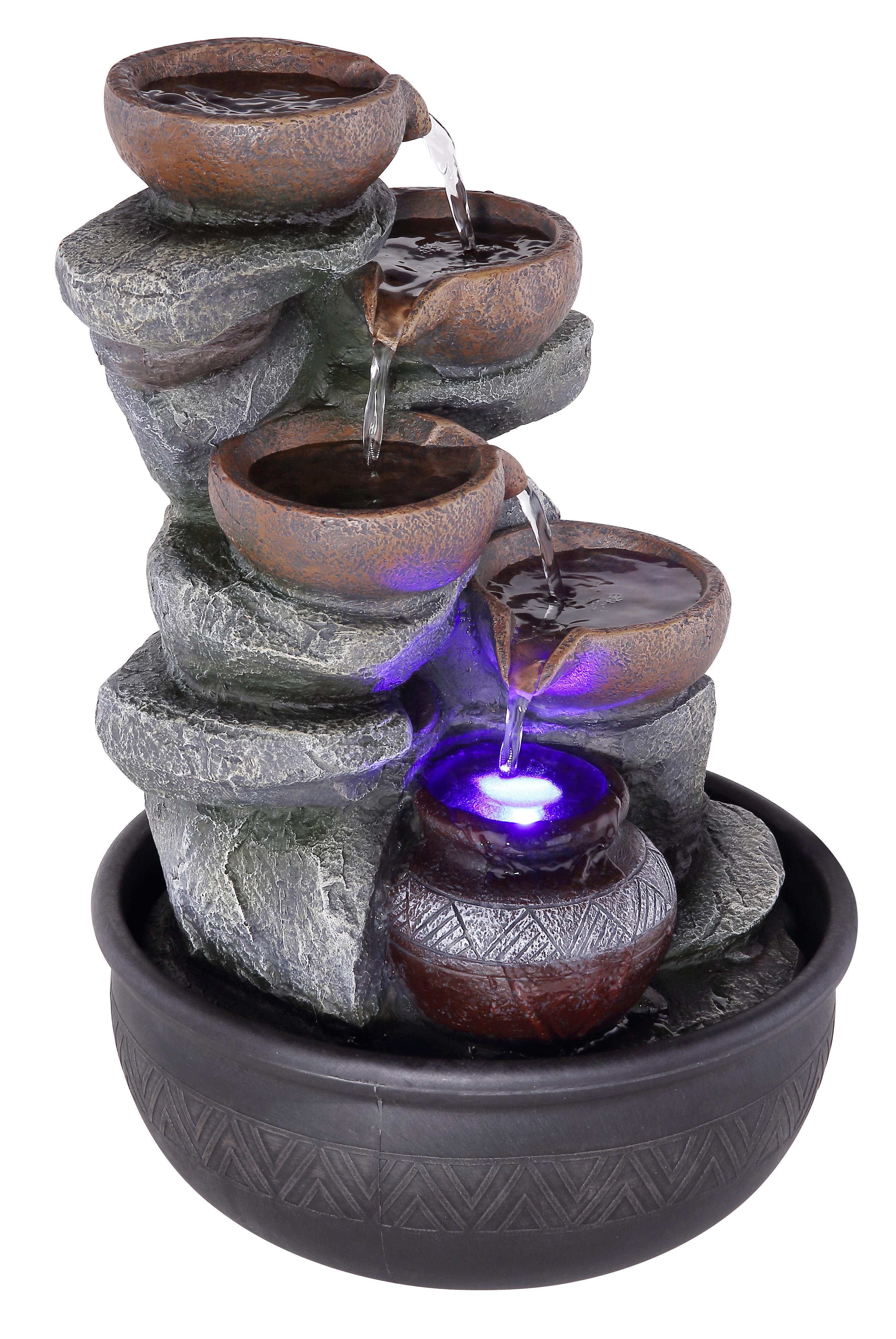 Zimmerbrunnen mit Felsenoptik