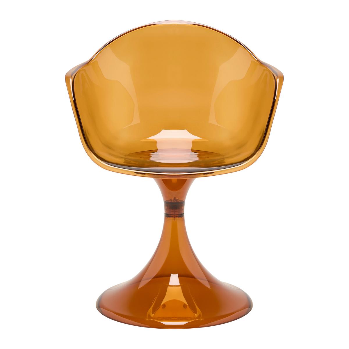 DIZAJNOVÉ KRESLO ZINO -TREND- - jantárová, Lifestyle, plast (51/79/59cm) - Mömax