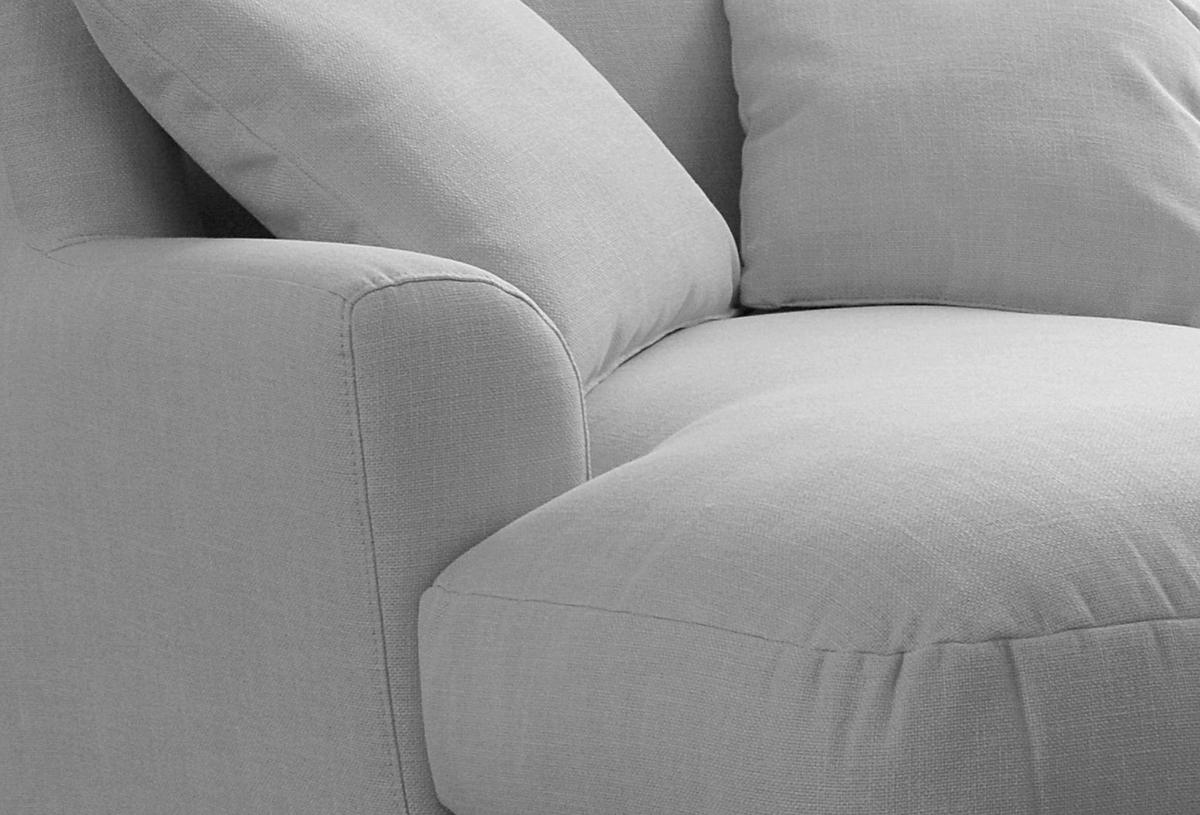 XXXL-Sessel Asado silberfarben inkl. Zierkissen, B: 109 cm - Dunkelbraun/Beige, MODERN, Holzwerkstoff/Textil (109/104/145cm) - Sit & More