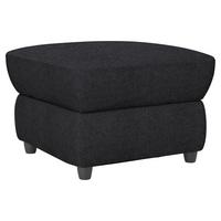 Polsterhocker Boston mit Stauraum Schwarz Chenille - Schwarz, KONVENTIONELL, Textil (68/45/68cm) - Livetastic