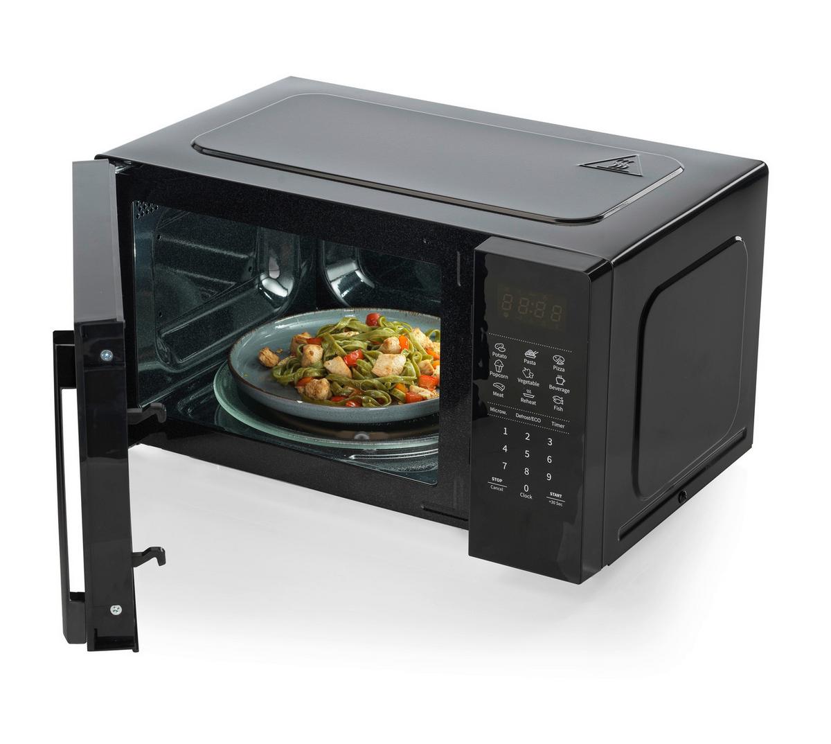 MIKROWELLE 700W, 20 Liter - Schwarz, Basics, Glas/Metall (45,5/26,1/32,6cm) - Hisense