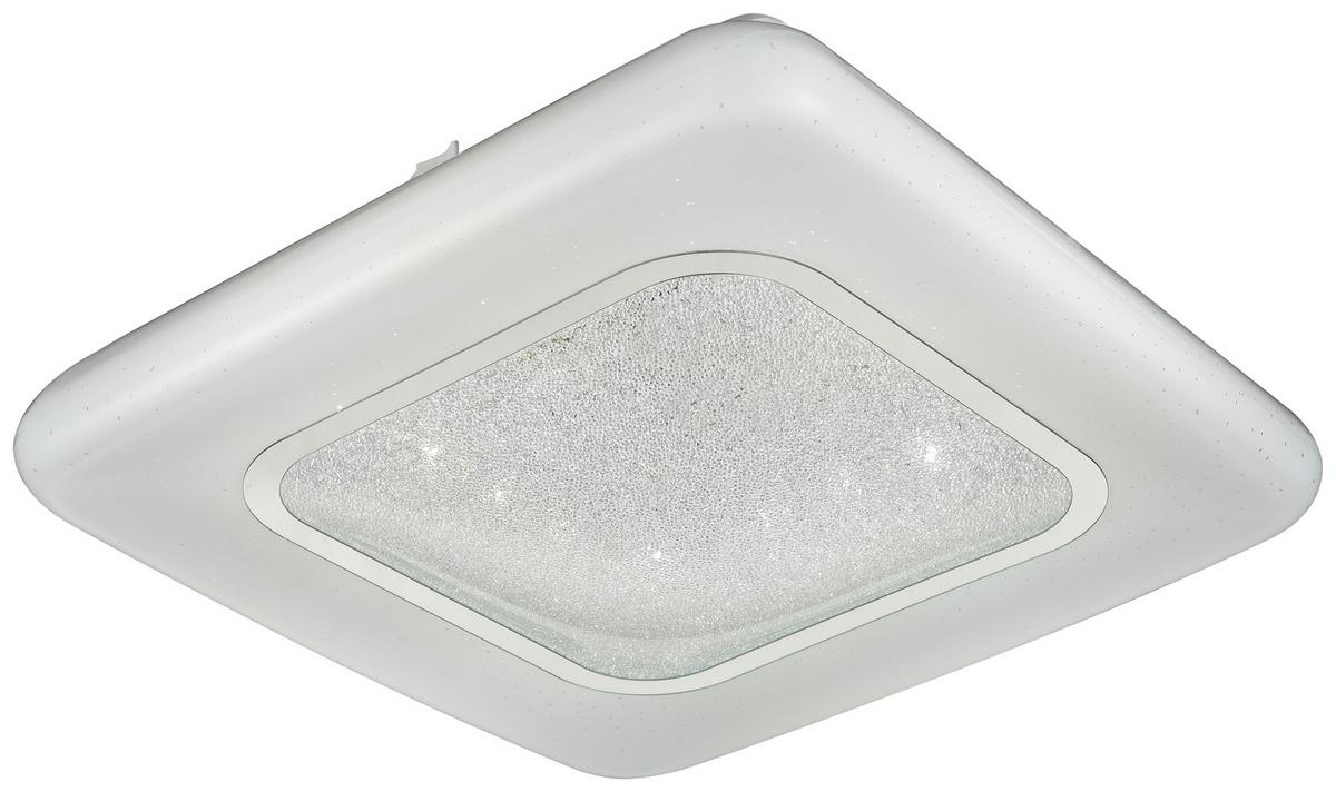 Led-deckenleuchte Wilhelm L: 30 Cm Mit Kristalleffekt - MODERN, Kunststoff/Metall (30/8,5cm) - Luca Bessoni