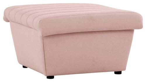 Hocker Looks Viii - Schwarz/Rosa, Design, Textil (74/43/85cm) - LOOKS by W.Joop