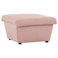 Hocker Looks Viii - Schwarz/Rosa, Design, Textil (74/43/85cm) - LOOKS by W.Joop