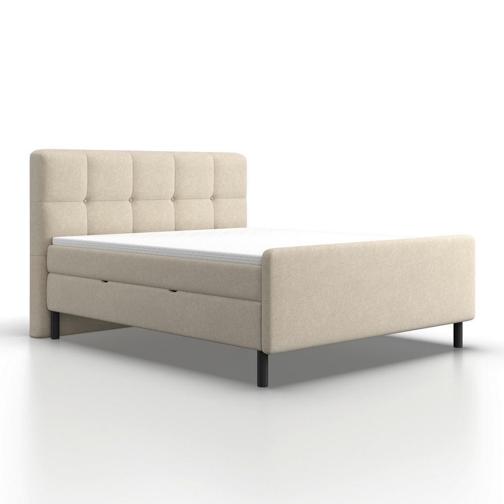 Posteľ boxspring MARBELLA 180x200, béžová