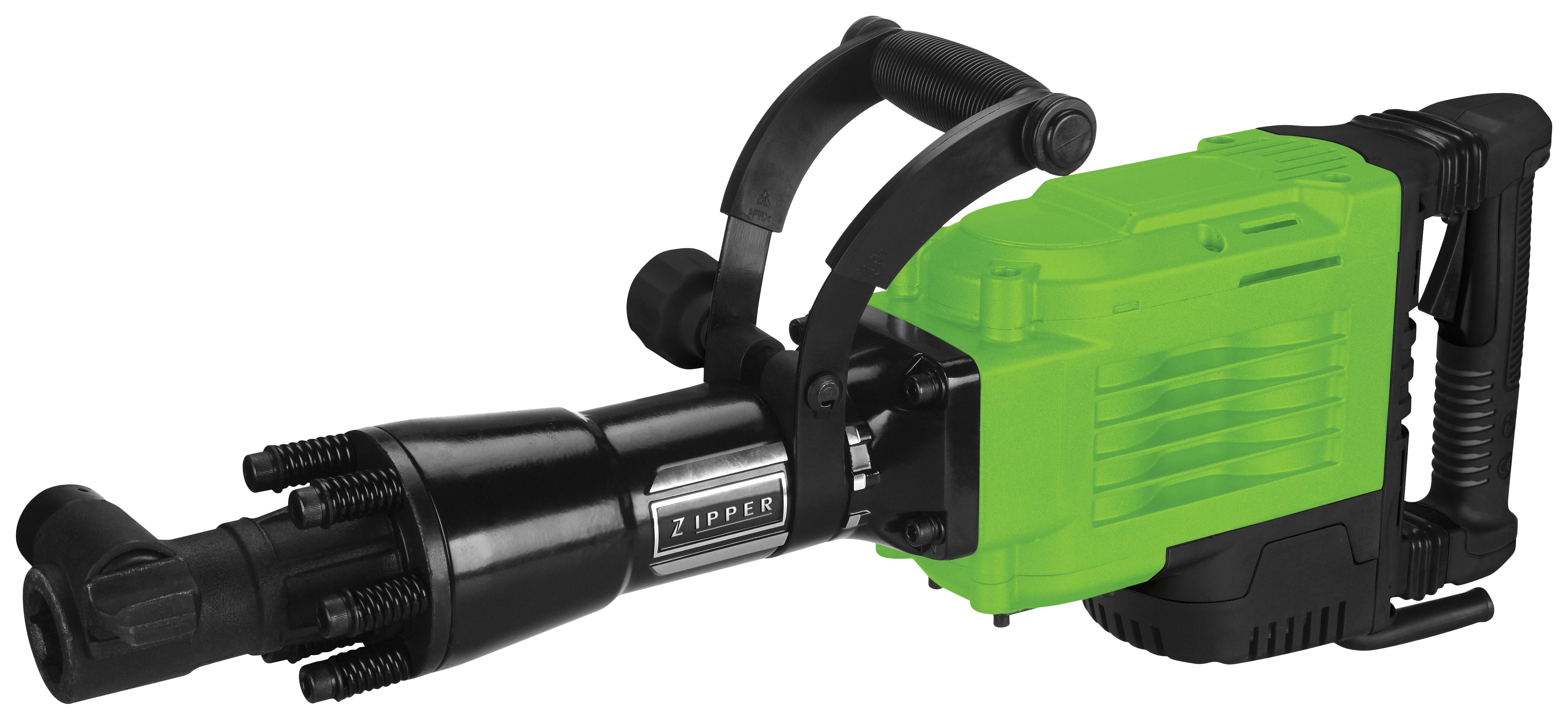 Abbruchhammer in Grün