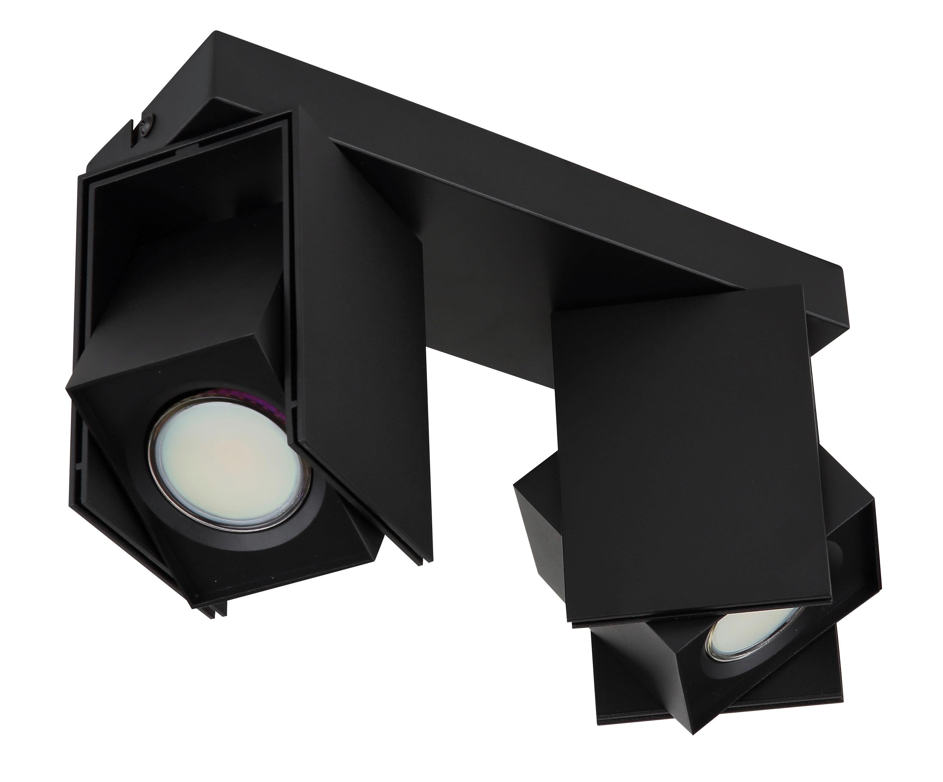 Strahler 57650-2 - Schwarz, Design, Metall (25,6/8,4/15,7cm) - Globo