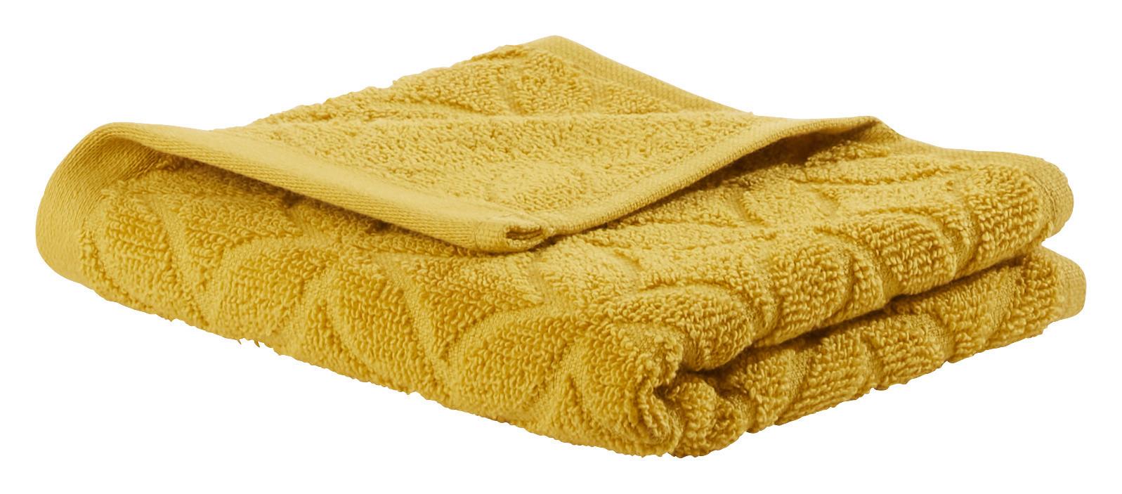 RUČNÍK PRO HOSTY Naime, 30/50cm, žlutá - žlutá, Lifestyle, textil (30/50cm) - Modern Living