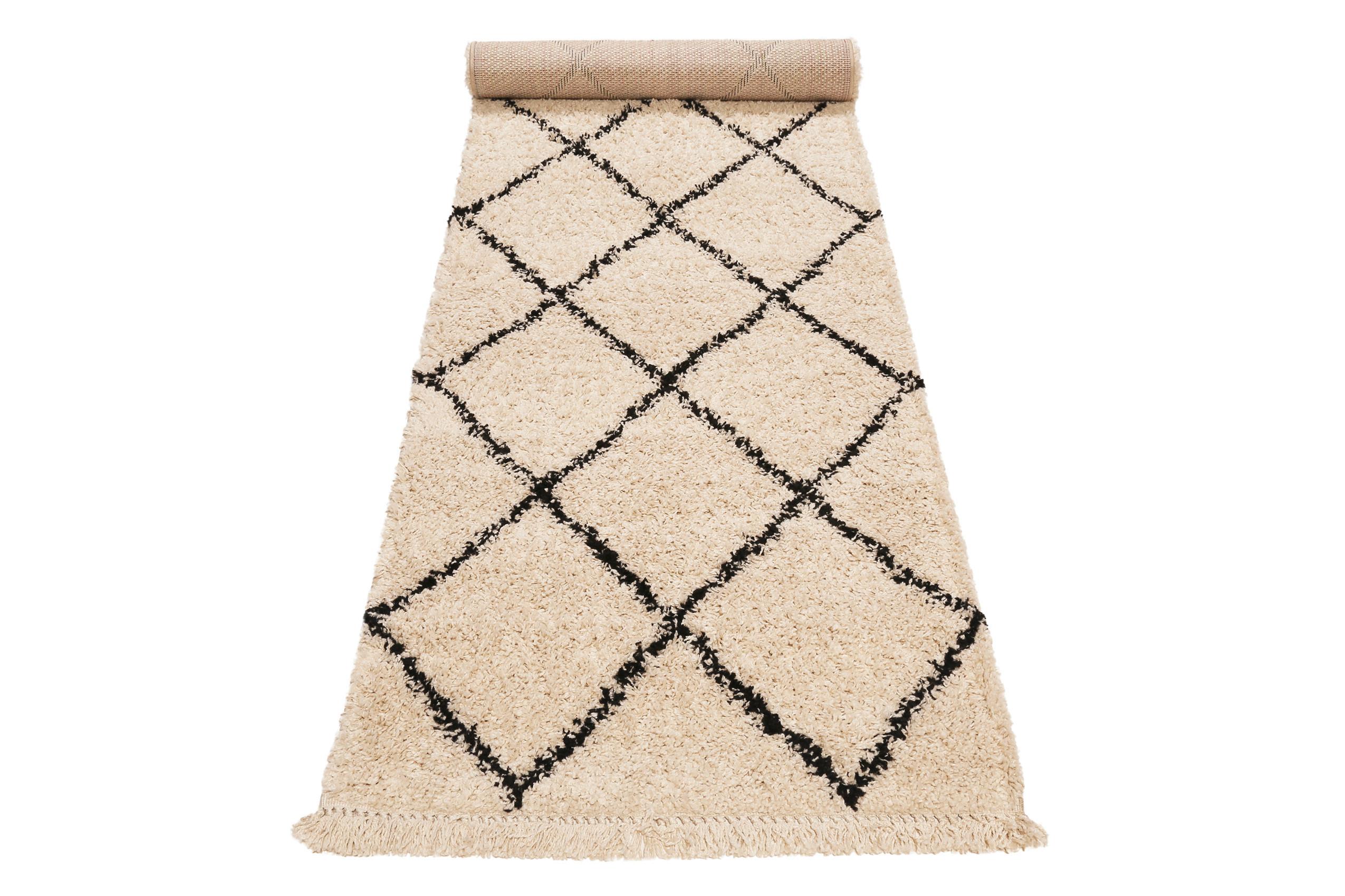 Läufer Studio Two - Beige, Design, Textil (80/400cm) - WECON HOME