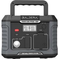 Powerstation Balderia Powercube - Schwarz/Grau, Trend, Kunststoff (23/18/17cm)