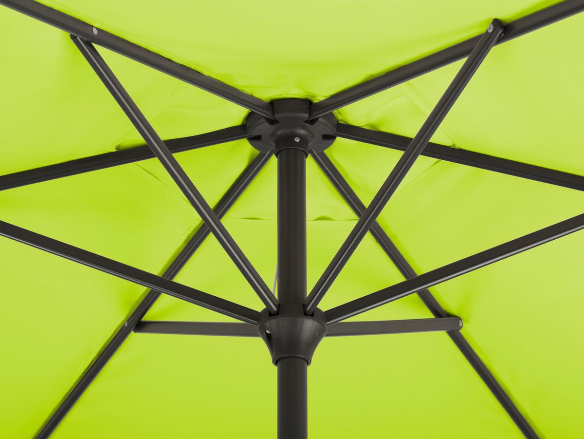 Sonnenschirm Bilbao BxHxT: 220x210x220 cm Hellgrün - Anthrazit/Hellgrün, Basics, Textil/Metall (220/210/220cm) - Schneider