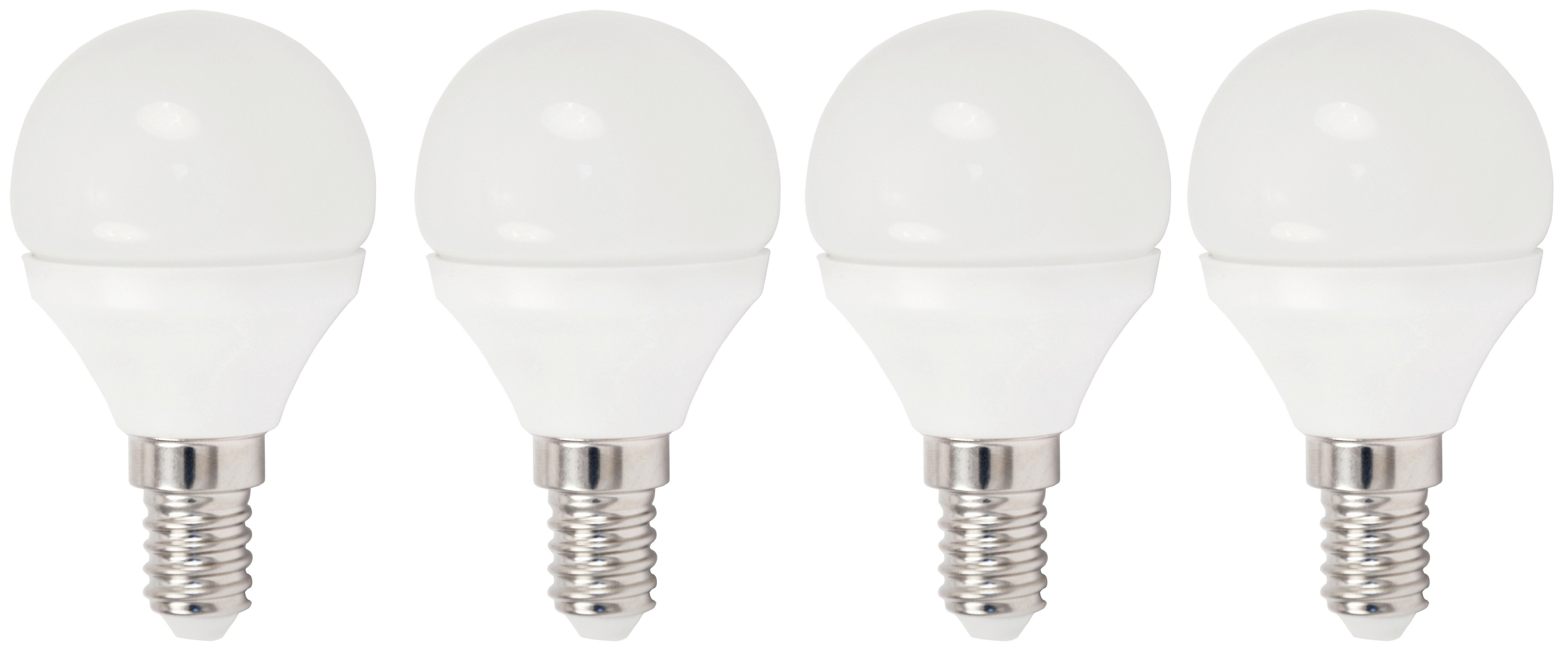 LED žiarovka Multi / E14 /5,5 W /4 ks - biela, plast - Modern Living