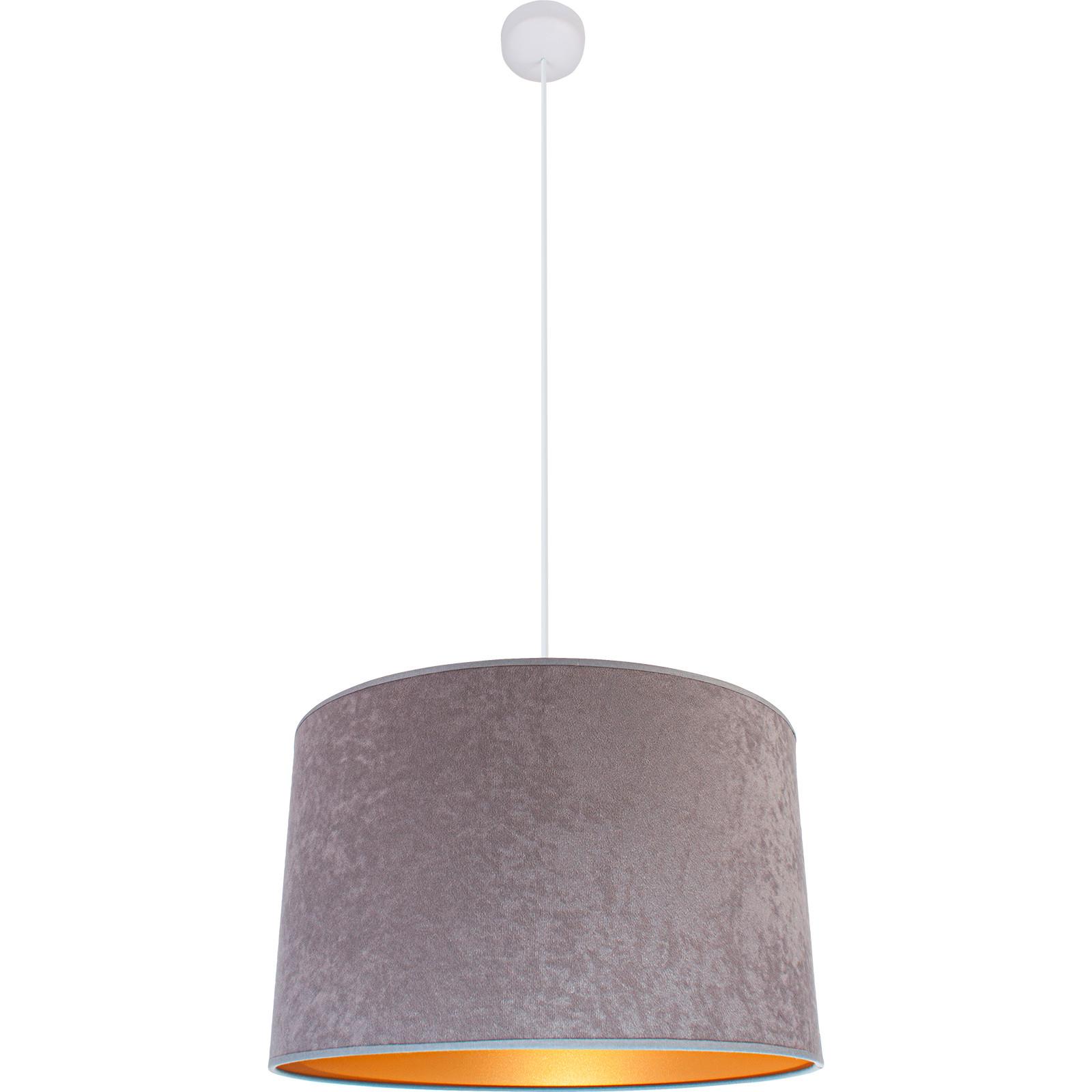 Hängeleuchte 8552212 Classic - Grau - Weiß/Grau, Basics, Holz (40/100cm)