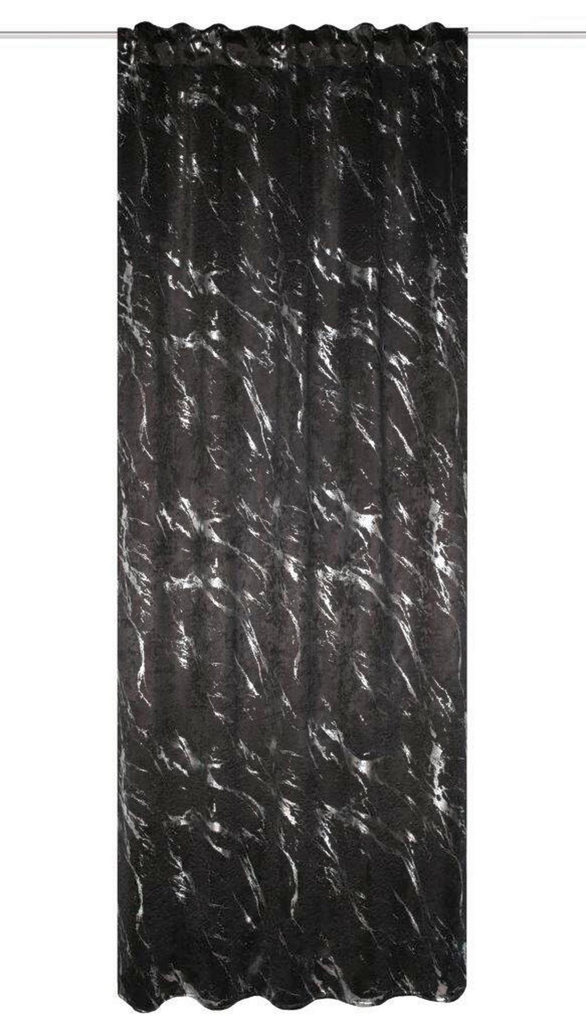 Fertigvorhang Force Silber - Silberfarben, Basics, Textil (140/245cm) - Schmidt W. Gmbh