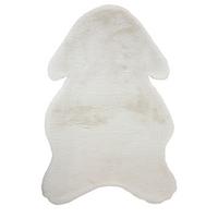 UMELÁ KOŽUŠINA Marlene, 90/60cm, biela - biela, textil/kožušina (90/60cm) - Modern Living