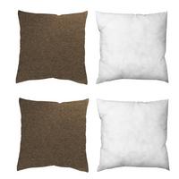 ZIERKISSEN Braun 40x40 cm - Braun, Basics, Textil (40/40cm)