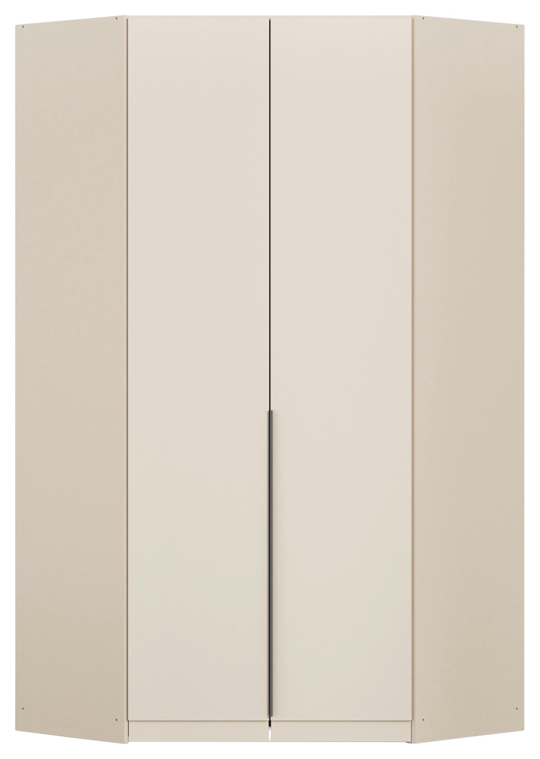 Šatníková skriňa Alabama Super ALABAMA-SUPER - šampanská/hliníková, Modern, kompozitné drevo (117/229/117cm)