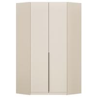 Eckschrank 117 cm Alabama Super Champagner - Champagner, MODERN, Holzwerkstoff (117/229/117cm)