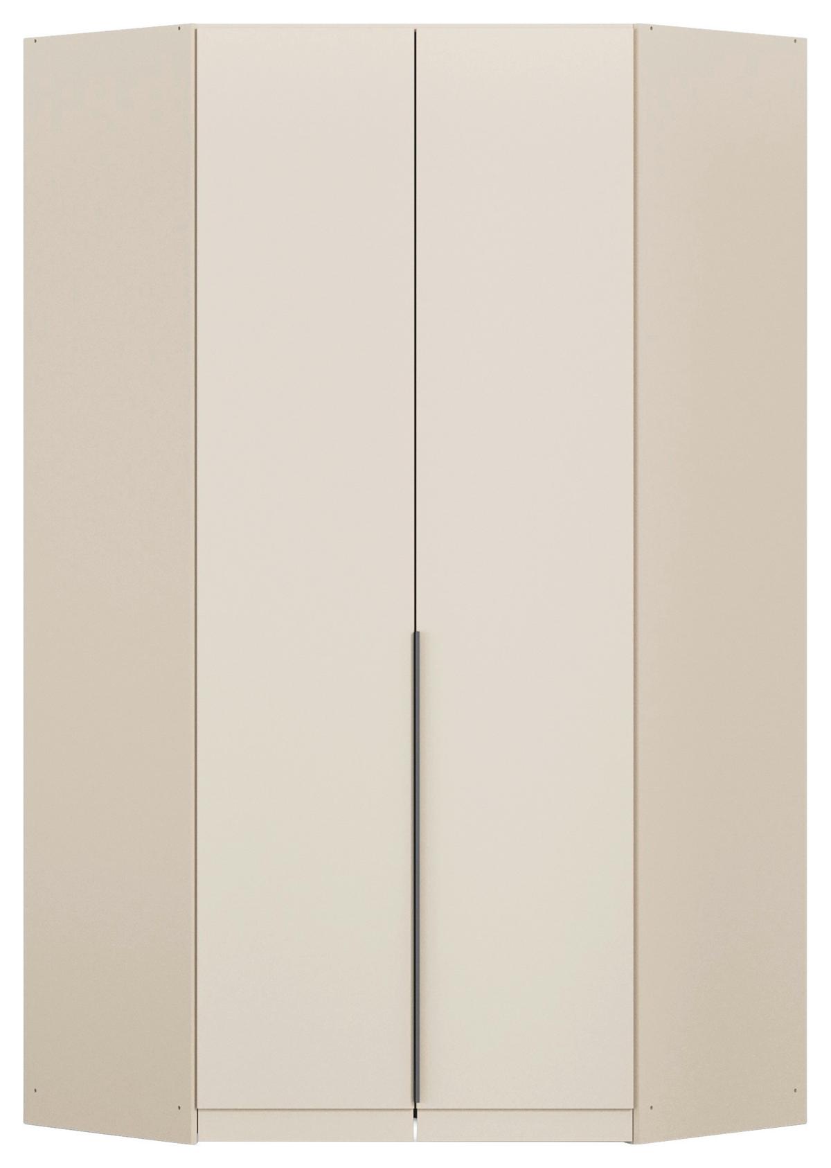 Eckschrank 117 cm Alabama Super Champagner - Champagner, MODERN, Holzwerkstoff (117/229/117cm)