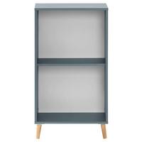 Aktenregal Serie 500 Blau B: 50,95 cm - Blau, MODERN, Holzwerkstoff (50,95/92,6/41cm) - MID.YOU