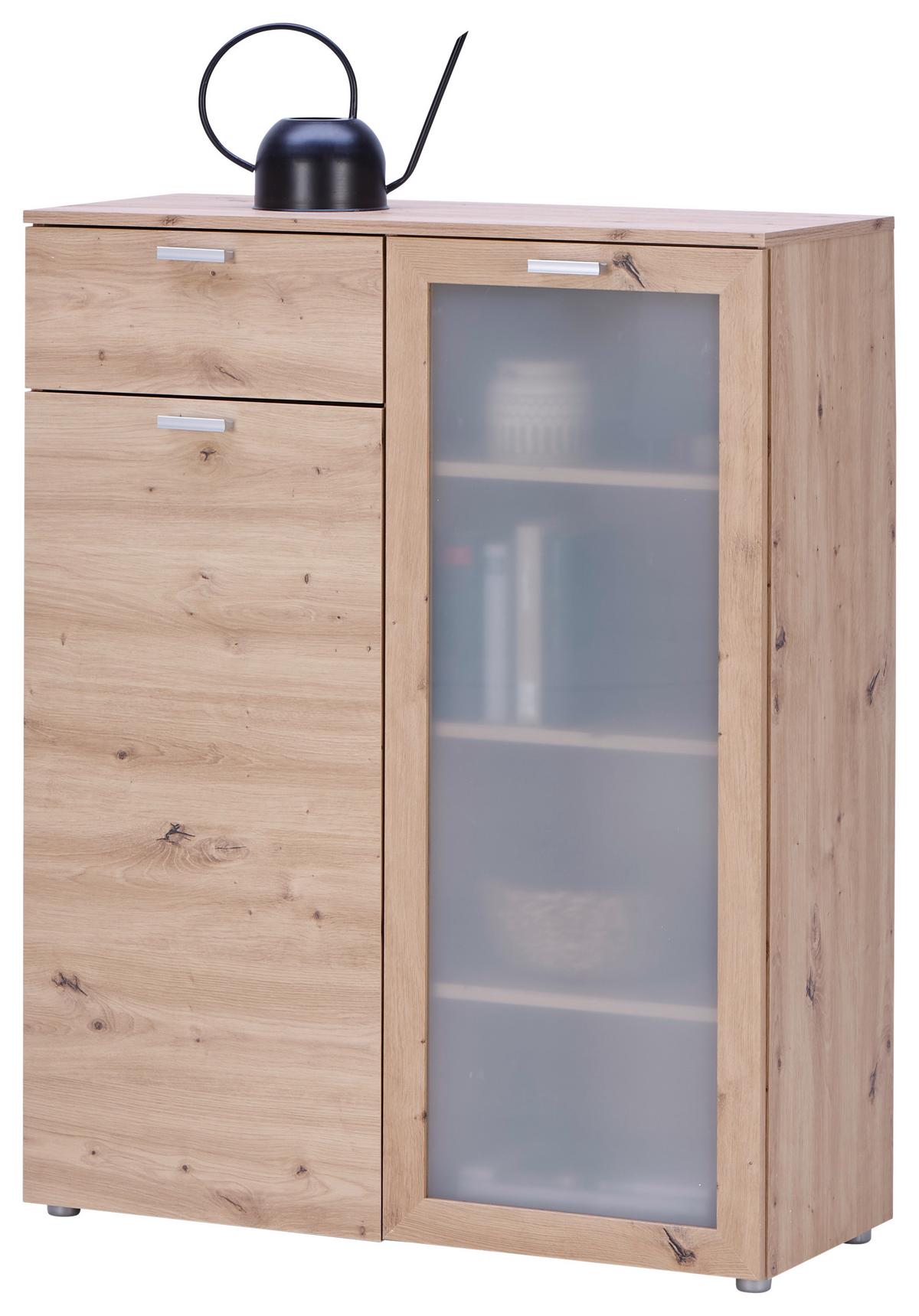 Kommode 90cm Xeno, Weiß Xeno "x2m G2 909" - MODERN, Holzwerkstoff (90/115/37cm)