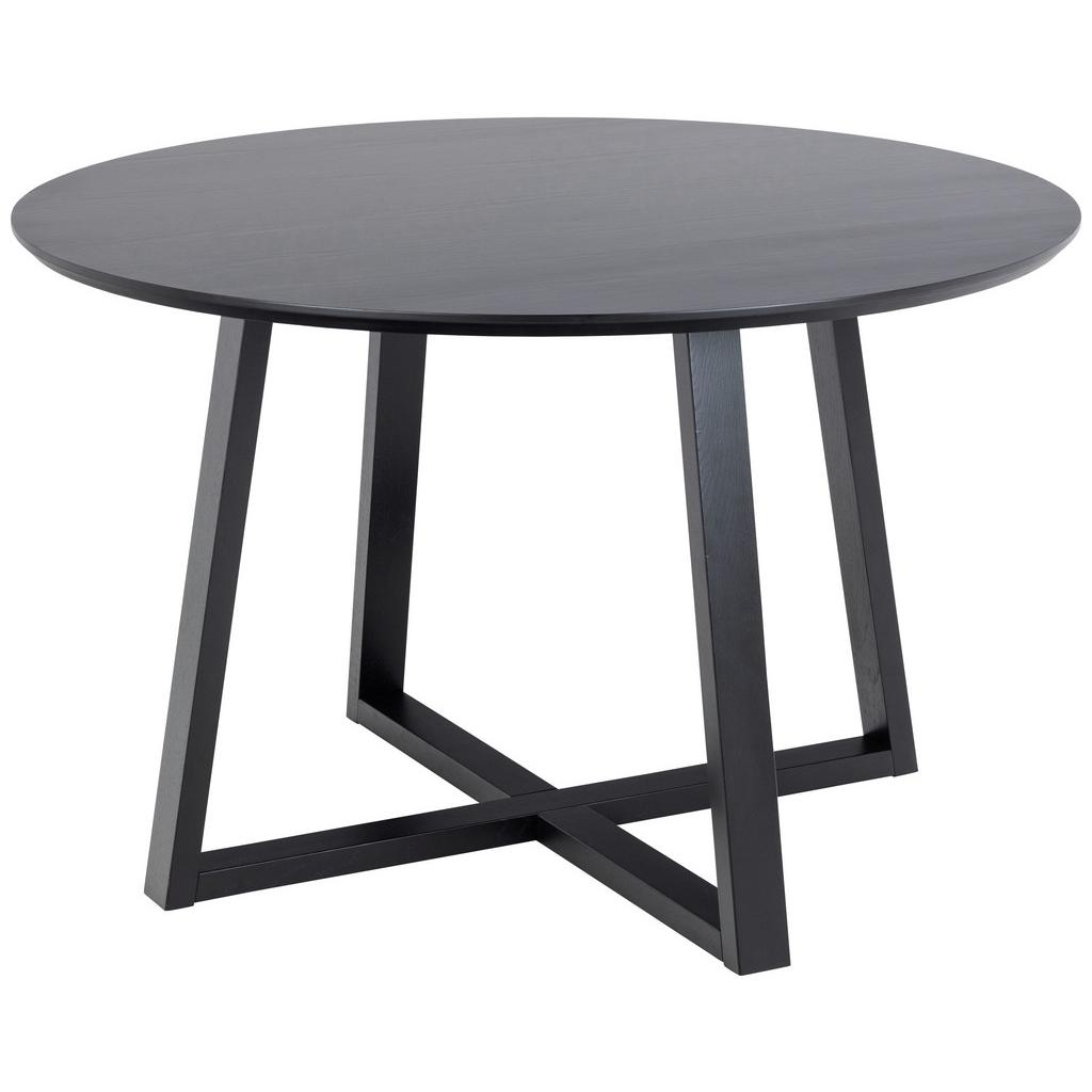 Esstisch rund Malika 120x75 cm Schwarz