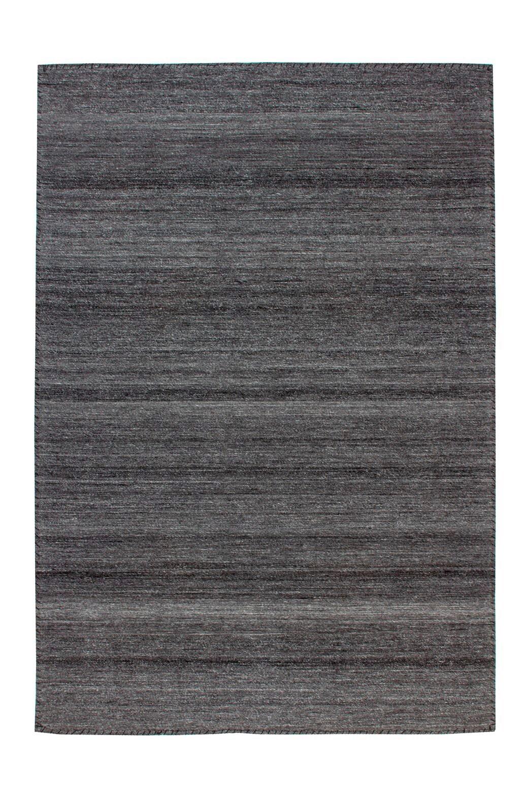 FLACHWEBETEPPICH Anthrazit/Multicolor - Anthrazit/Multicolor, KONVENTIONELL, Textil (80cm) - Kayoom