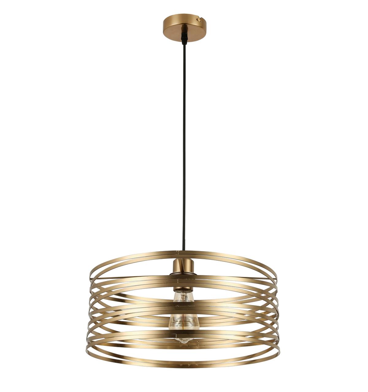 Závesné svietidlo Silvain,P/V:40/120cm,mosadzná - čierna/mosadzná, Modern, kov/plast (40/120cm) - Modern Living