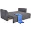 Schlafsofa Zora B: 232cm - Dunkelgrau/Braun, LIFESTYLE, Holz/Textil (232/81/99cm) - Luca Bessoni Schlafsofa Zora B: 232cm - Dunkelgrau/Braun, LIFESTYLE, Holz/Textil (232/81/99cm) - Luca Bessoni