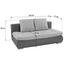 Sofa Cannes - Dunkelgrau/Anthrazit, MODERN, Textil (202/97/71cm)