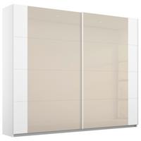 Schwebetürenschrank Artemis B: 226 cm Weiß/Champagner - Champagner/Weiß, MODERN, Holzwerkstoff (226/210/62cm) - Rauch Möbel