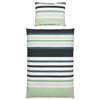 Bettwäsche Davina - Grau/Grün, MODERN, Textil - Luca Bessoni